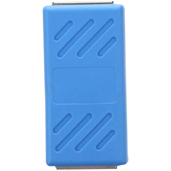 RJ45 - Skjermet kobler for Cat7 / Cat6 / Cat5E / Cat5 Ethernet-kabelforlengelseskontakt - til , Blå - 2-pakning