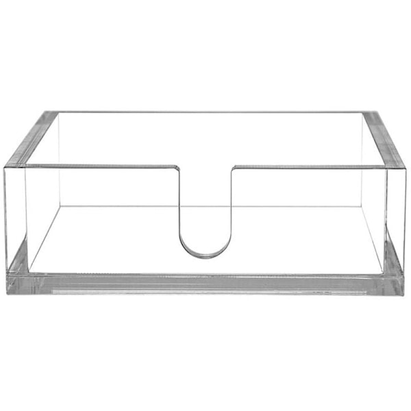Transparent Akryl Servettbehållare Hem Hotell Servett Servettlåda Behållare Hushåll Vardagsrum Servett Organizer
