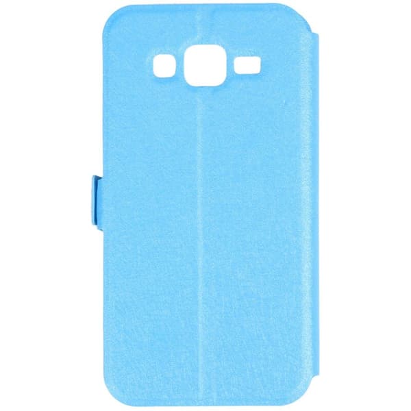 Stand Flip Holder Etui Cover til Galaxy J5 Farve: Blå