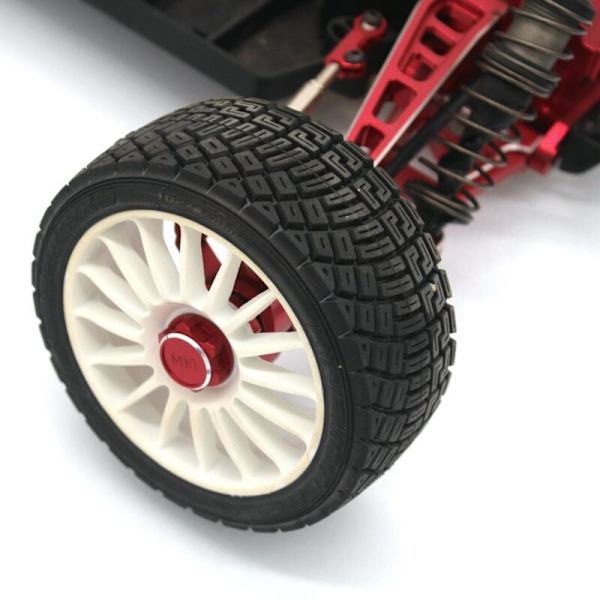 4 st 17 mm M10 metallhjulmutterkåpa NT002 för JLB Racing CHEETAH 11101 21101 J3 Speed ​​1/10 uppgradering RC-bil, 2
