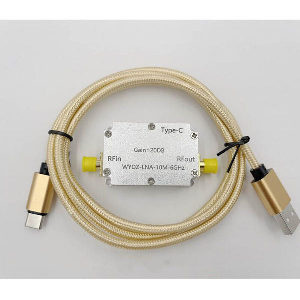 Matala kohinavahvistin 10M-6GHz Vahvistus 40DB Korkea tasainen LNA RF-signaalin ohjausvastaanotin FM-radiolle, 40DB