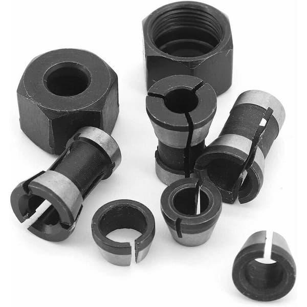Chuck-hode, borechuck, 6mm 6,35mm 8mm hodeadapterkonverter, 6 stk.