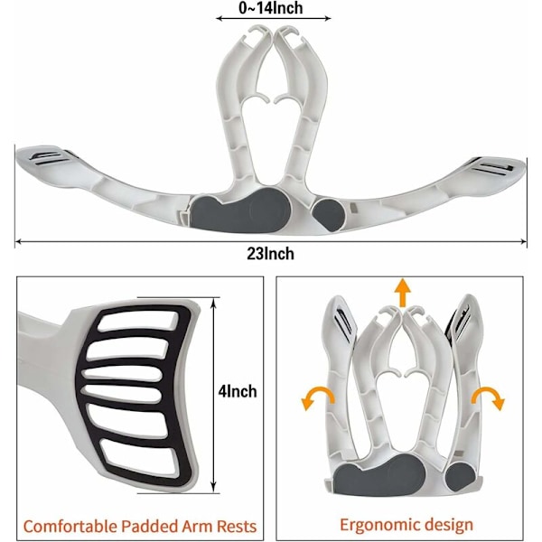 Sports Elastisk Bodybuilding Elastisk Fitness med 3 Modstandsbånd Apparat Arm Træningsmaskine