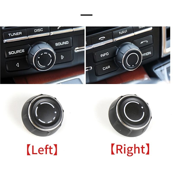 För- Center Console Audio Volume Knob Cover CD Control Switch Button 718 918 Höger