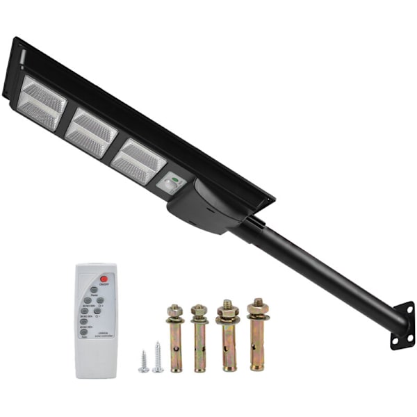 324LED 300W Solcellslampa för trädgård med fjärrkontroll Vattentät Gatlykta med rörelsesensor för utomhus