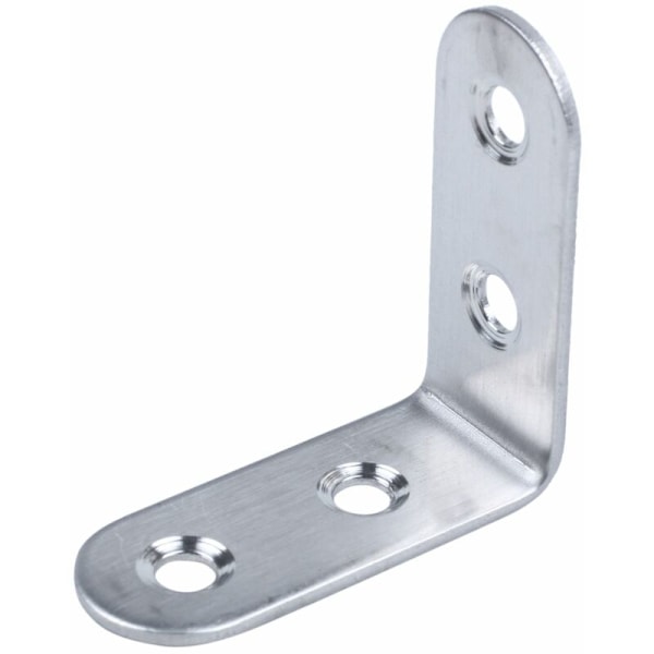 L Hjørnebeslag 40X40X17Mm 90 Graders Hjørnebeslag 12 Stk