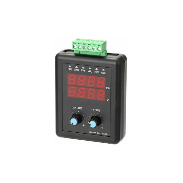 Signalgenerator 4-20 mA 0-10 V, 24 V Ström- och Spänningsgivare, Signalkälla och Konstant Ström, med Display