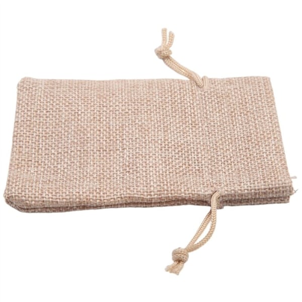 20 st små tygpåsar med dragsko, 7,6 x 10,2 cm små tygpåsar, återanvändbara för tepåsar