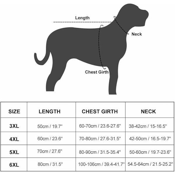 Sikkerhetsvester Reflekterende Hundejakke Tykkelse Komfortabelt Stoff Elastisk Krage Grønn Gul 3XL (Rygglengde 50cm, Bryst 60-70cm)