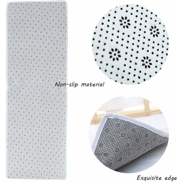 3D Färgade Träbadmattor och Mattor Badrumsmattor med Halksäkra Gummimattor Flanelltyg 09-40  60cm-DENUOTOP