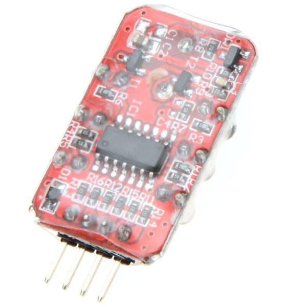 2-LED litiumbatteri-alarm til RC-helikopter, quadcopter og bilbatteri