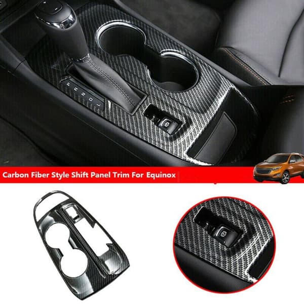 Til 2018-2021 ABS Fiber Konsol Gearskifte Panel Trim