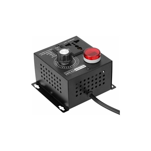 AC 220V 4000W Kompakt Styrenhet Variabel Spänning Hastighet Bärbar Temperatur Ljus Spänning Justerbar Dimmer-