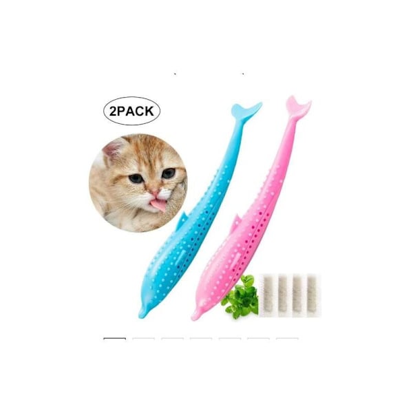 Katt Tandborste Katt Fisk Form Tandvård Leksak Kattmynta Katt Leksak Kattmynta Leksak Katt Tandborste Katt Fisk Leksak Tandborste