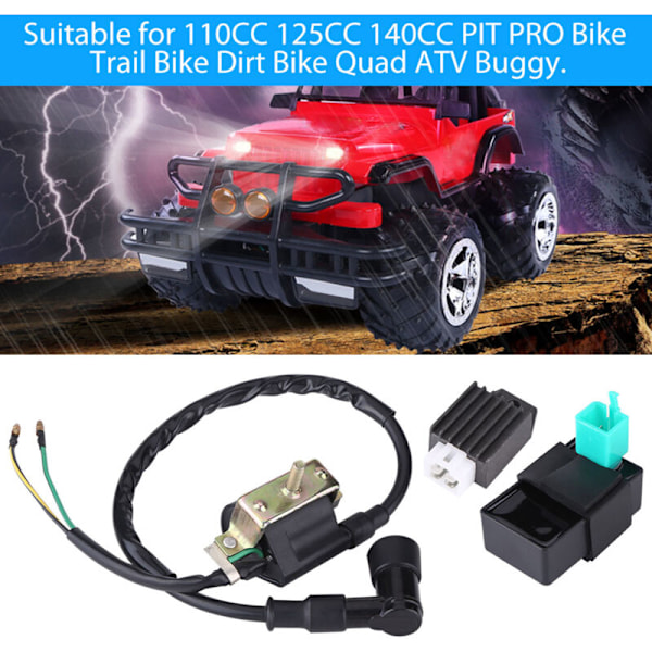 Sytytyskela CDI-säädin 110CC 125CC 140CC Trail Bike Dirt Bike Quad ATV:lle