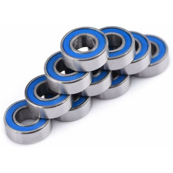 Mini Kuglelejer Flanget Leje Dobbelt-Afskærmet Stål Lejer Kit 5x11x4mm (10stk)