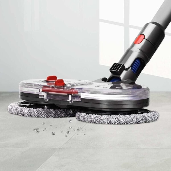 Elektrisk mopphuvud för Dyson V11 V10 V8 V7 sladdlös dammsugare, golvborste ersättningstillbehör för parkettgolv, med vattentank och 6
