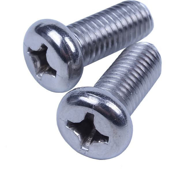 M8X20Mm Seinäteline Ruuvi Pyöreä Pää Phillips Ruuvit 10Kpl