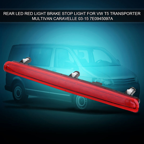 Bromsljus Bakljus för T5 Multivan Transporter 03-15 7E0945097A