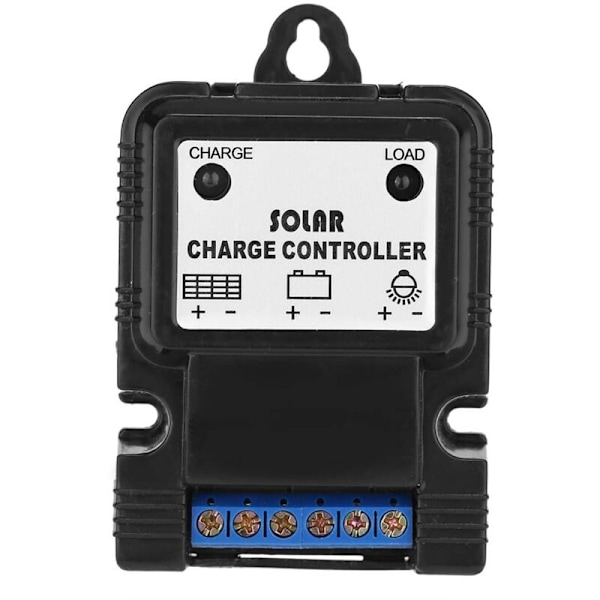 PWM 6V/12V 3A Solcellsladdningsregulator Plast Solcellsregulator Bärbar Solpanelregulator Energistyrningsregulator med LED-indikator Ny Pro