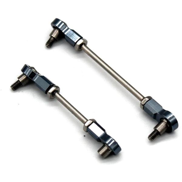 Metallstyrestangsett for 284131 K969 K979 K989 K999 P929 P939 1/28 Fjernkontrollbil Oppgraderingsdeler, 3