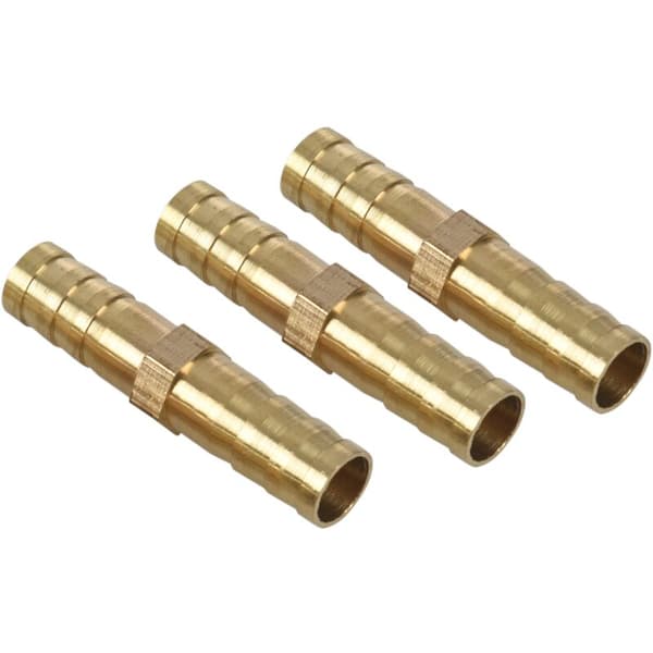 5 st 8 mm innerdiameter luftgas raka rör slang barb koppling