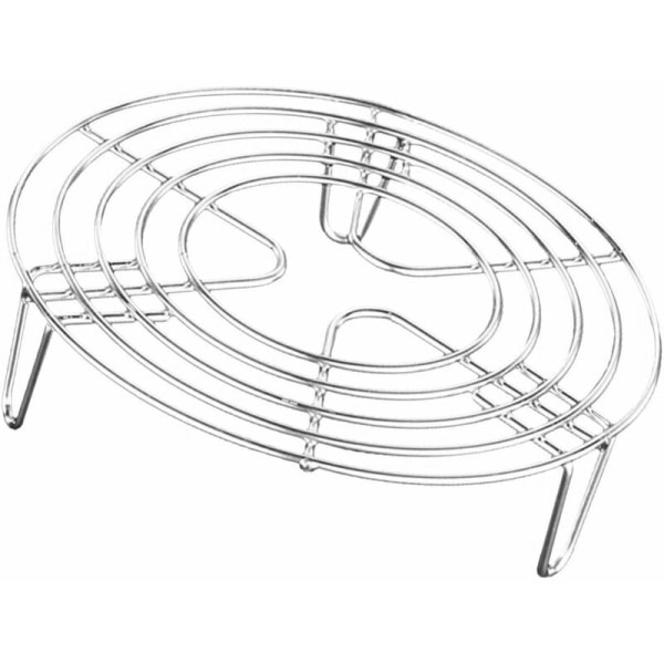 Coaster Rack Stainless Steel Steam Racks Round Steam Racks Multifunction Basket Pressure Cooker 16x16x4CM