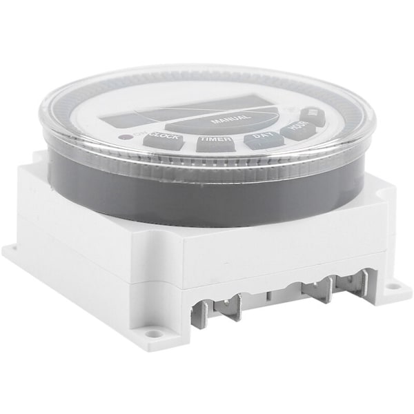 16A Programmerbar Digital Timer, 7 Dager, Tidforsinkelsreléutgang (220V 16A TM-619H-2)