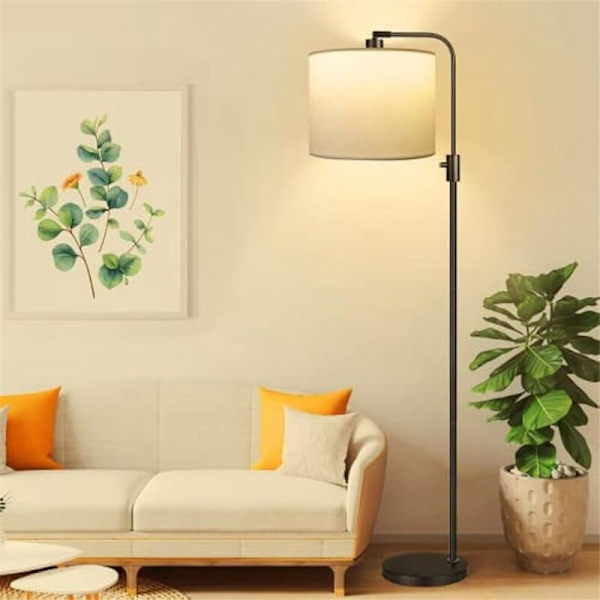 Lampskärm, 2 st trumlampskärmar för bordslampa, golvlampor, 13X13X10 tum, tygersättning