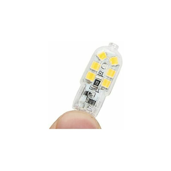 G4 LED-pære Dobbel Stift Sokkel G4 1,5W (tilsvarer 20W Halogenpære) 12V LED-pære Varmt Hvit 3000K, Egnet for Landskap Tak Under Belysning Is H