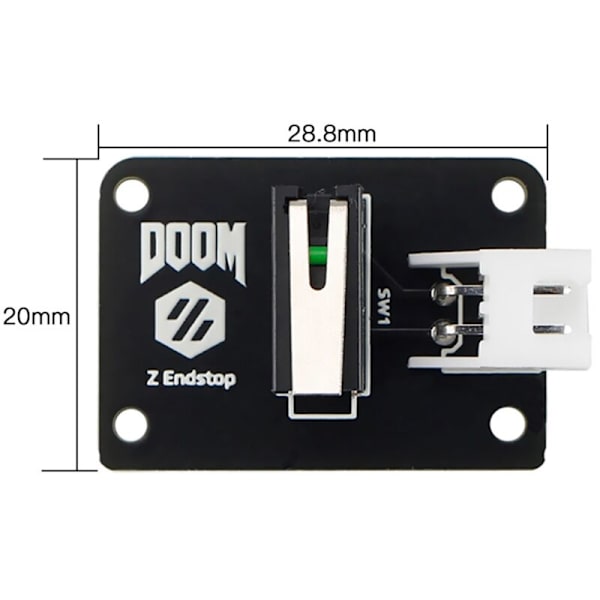 Til Voron 2.4 Trident HARTK Z-AKSE MIKROSKIFT PCB Moderkort 720324A-Y2-210908 Hartk Sexbolt Grænseafbryder