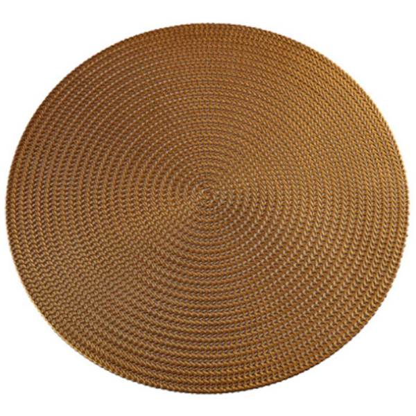 Pyöreä ympäristöystävällinen PVC-ruokailualusta ravintolaan, pohjoismainen kuumuutta kestävä pöytäalusta, pihvipöytäalusta
