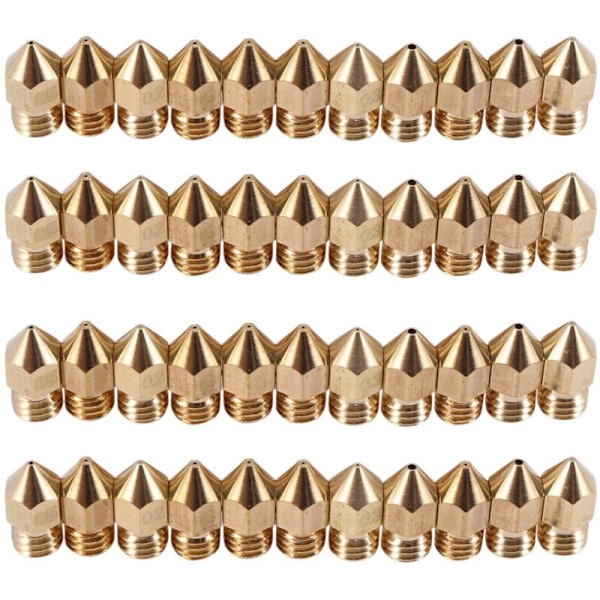 44 stk 3D-printer Mk8 Dyser 0,2 mm, 0,3 mm, 0,4 mm, 0,5 mm, 0,6 mm, 0,8 mm, 1,0 mm Ekstruder Print Hoved med Opbevaringsboks til Printer -10