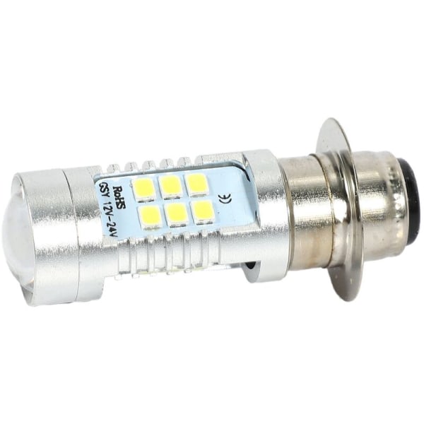 H6 Enkelt Klo 3030 21Smd Led Forlygte Pære Hovedlampe Lampe 1200Lm Hvid 21W