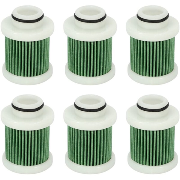 6 kpl 6D8-WS24A-00 polttoainesuodatin Yamaha F40A F50 T50 F60 T60 F70 F90 -bensiinimoottorin perämoottorisuodatin 40-115 hv