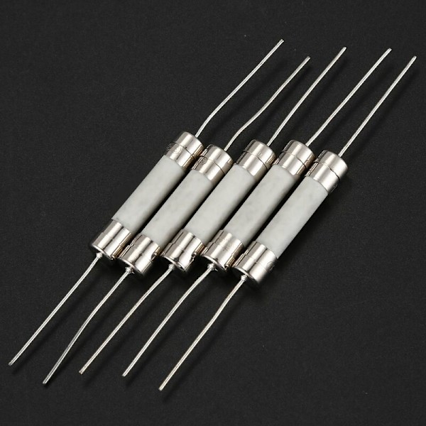 100 stk. sikringstype afbryder sikring -A 15A 250V 6,3 x 32 mm bly lige fod dobbelt hat