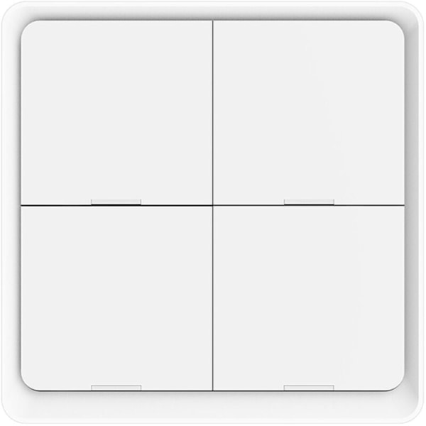 4-knaps Tuya ZigBee trådløs 12-scene-kontakt trykknap batteridrevet controller automatiseringsscenarie til Tuya-enheder