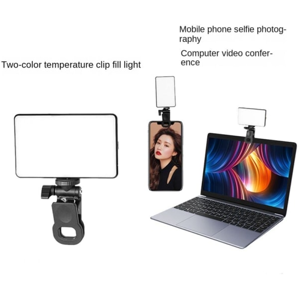 Mini LED Light for Cell Phone Selfie Light Dimmable RGB Fill Multiple Smartphones