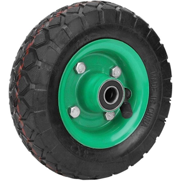 2X 6 tommer slidstærkt oppusteligt dæk 150mm industrielt hjulvogn drejehjul 250KG 36PSI