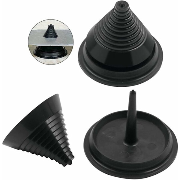 4 stk.gressklipperblad-sliper Universal gressklipper-slipertilbehør for gressklippere med 1 stk. bladbalanseringssett, 50 x 47 mm