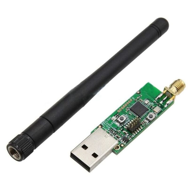 Zigbee CC2531 Trådlös Paketprotokoll Analysator Sniffer Bare Board USB Interface Dongle Capture Packet Modul + Antenn