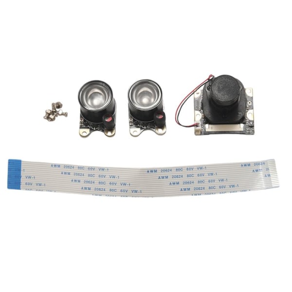 Night Vision Camera Module for 4, OV5647 Mini 5MP 1080P HD Video Sensor Webcam Kit with Built-in IR-Cut