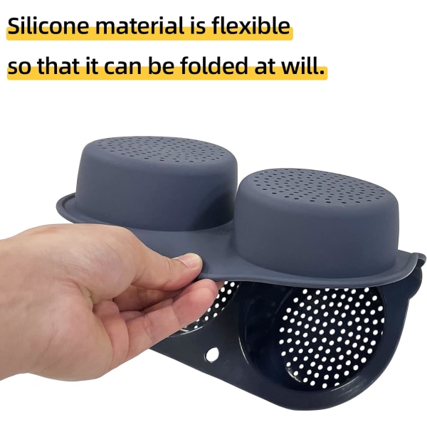 Form i silikon 4 hålform för brödform Non Stick-bakning Pannon-stick-panna lätt att släppa hushållsbakning i silikon Nytt bakverktyg