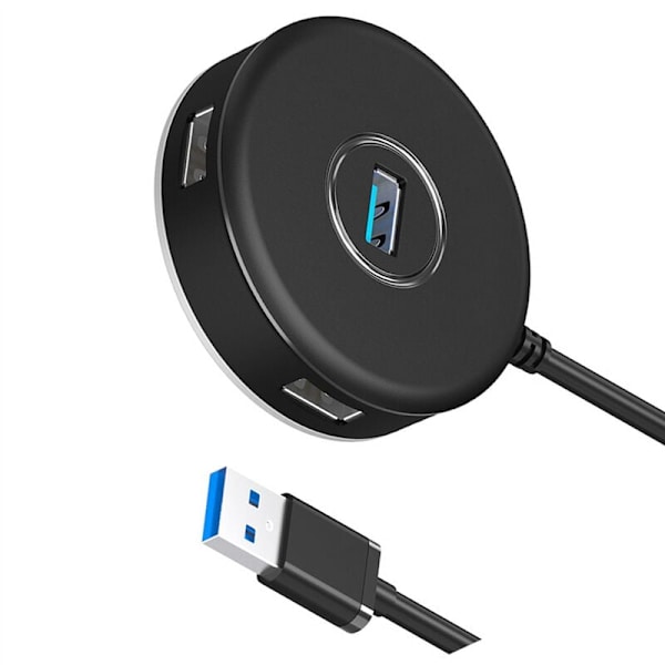 USB HUB 4 porter USB 3.0 HUB med for strømforsyning -USB til datamaskin USB3.0 USB-splitter