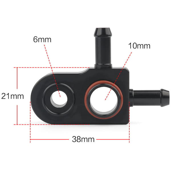 Turbo Boost Vakuumsensor Adapter til Bilmodifikation - 1.6T 1.8T 2.0T