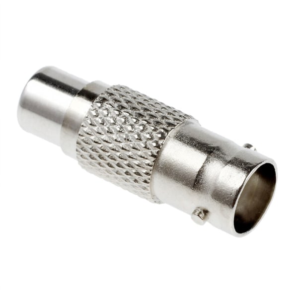 Silver adapter BNC () till RCA ()
