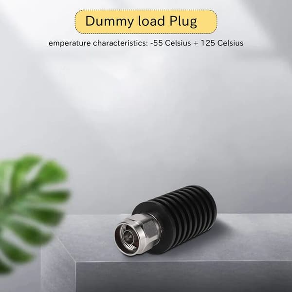 25W N 50 Ohm DC-3GHz RF Koaksial Han-stik, Dummy Load-stik
