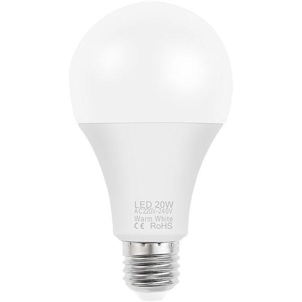 Energiansäästävät LED-lamput E27, kylmä valkoinen, 2 kpl