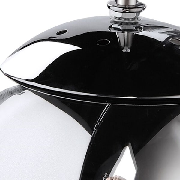Moderne Pendellamper Sølv Kugle Hangelampe Glas LED Lampe Køkken Soveværelse Ophængslampe Armatur (20Cm)