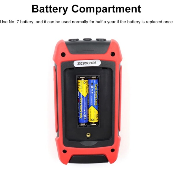 Automatiskt sortiment Multimeter FS2202 9999 räkningar TRMS AC DC Voltmeter Ammeter NCV Motstånd Kapacitans Transistor Tester Orange
